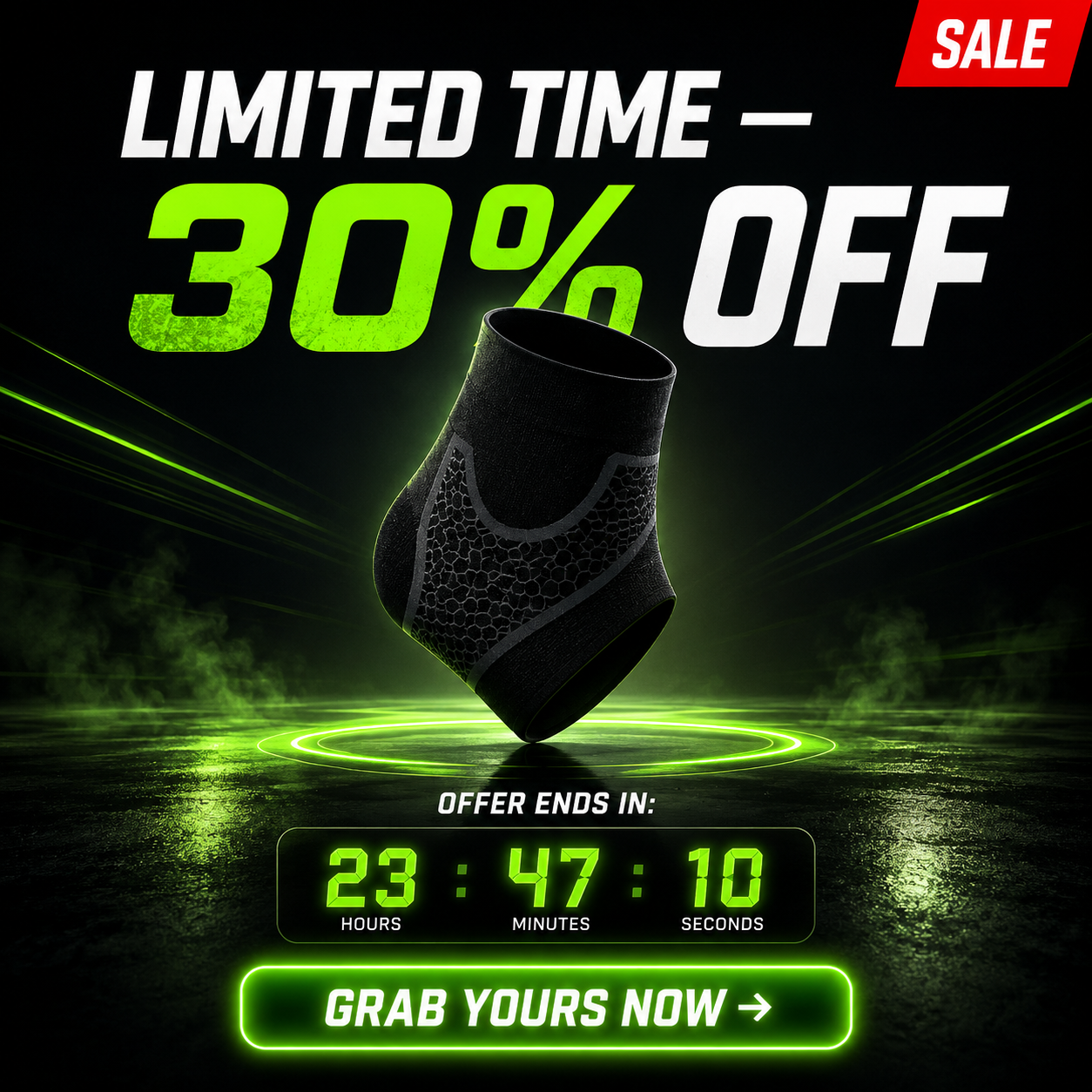 One Piece, PrecisionWrap Compression Ankle Sleeve